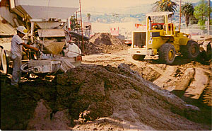 Remediation soil cleanup project on contaminated polluted dirt in Santa Barbara by the George Throop Company
