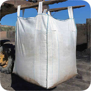 Filter media sold by the Throop Company shown to be sold in Super Sacks