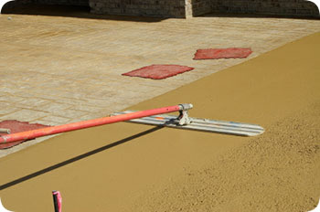 Colored concrete mix is a specialty by George Throop Company in Pasadena, CA