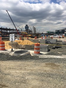 LaGuardia airport cellular concrete construction project from Throop Company  